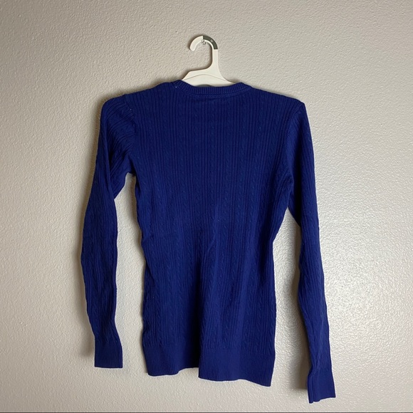 Basic Editions Sweaters Womens Size Small NWT Blue - Picture 3 of 4
